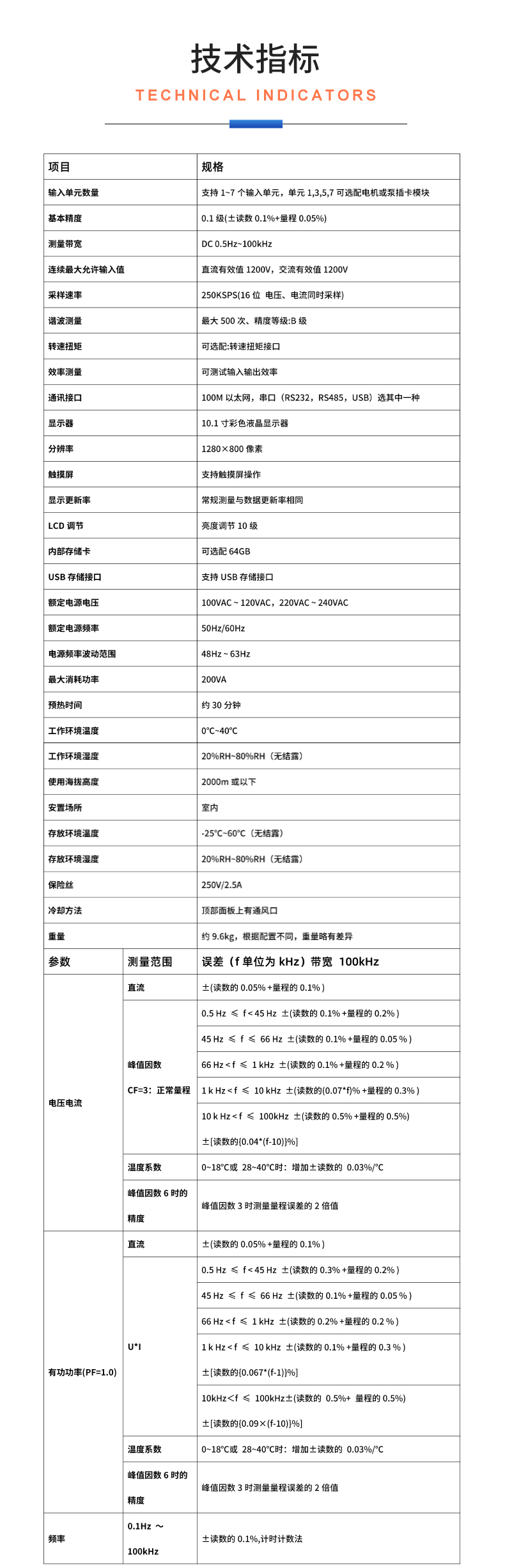 威格新品-VG3000系列多通道，多功能、高精度功率分析儀 廠家直銷 質(zhì)量保障插圖24